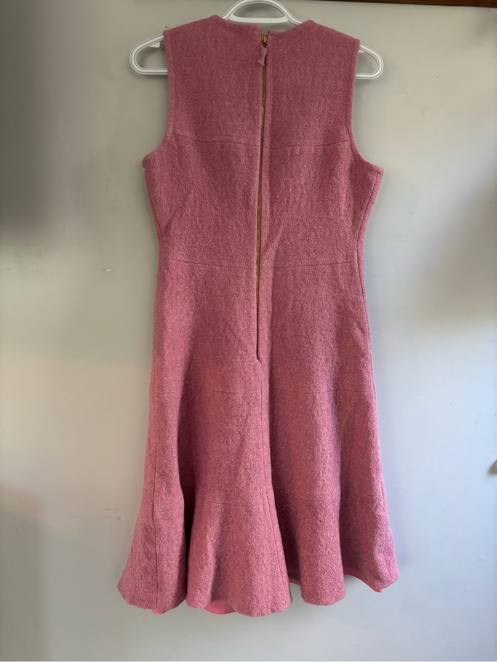 kate spade Sleeveless Rose Pink Fit-and-Flare Midi Dress
